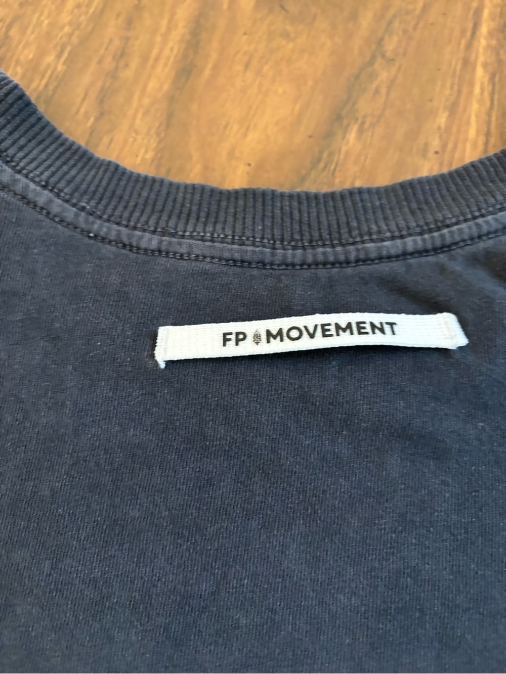 Free People FP Movement Navy Short Sleeve Tee